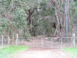 Mailman Road gate 